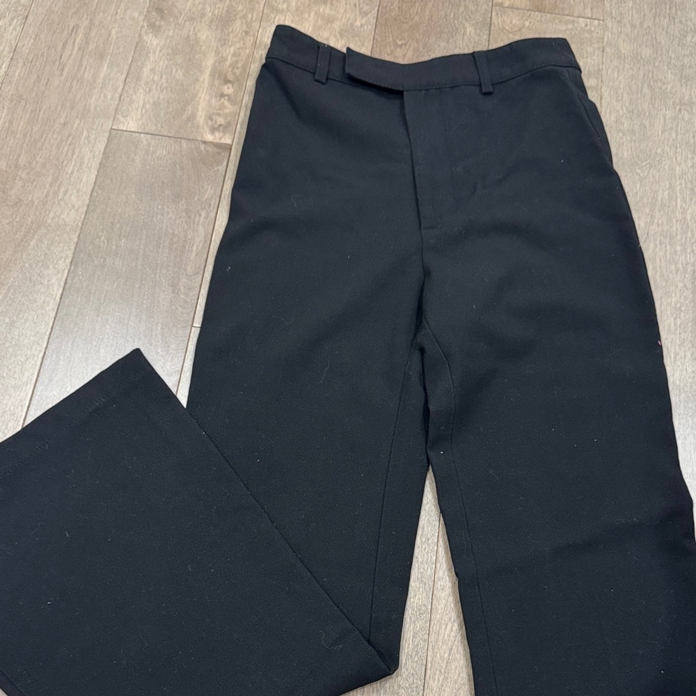 Pull&Bear Elegant Black Pants with slightly flared bottoms